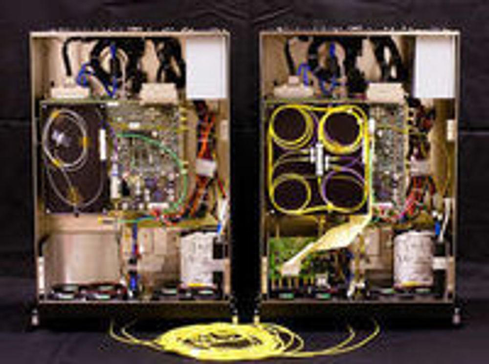 Kvantekryptografisystemet QPN 5505 fra MagiQ Technologies.