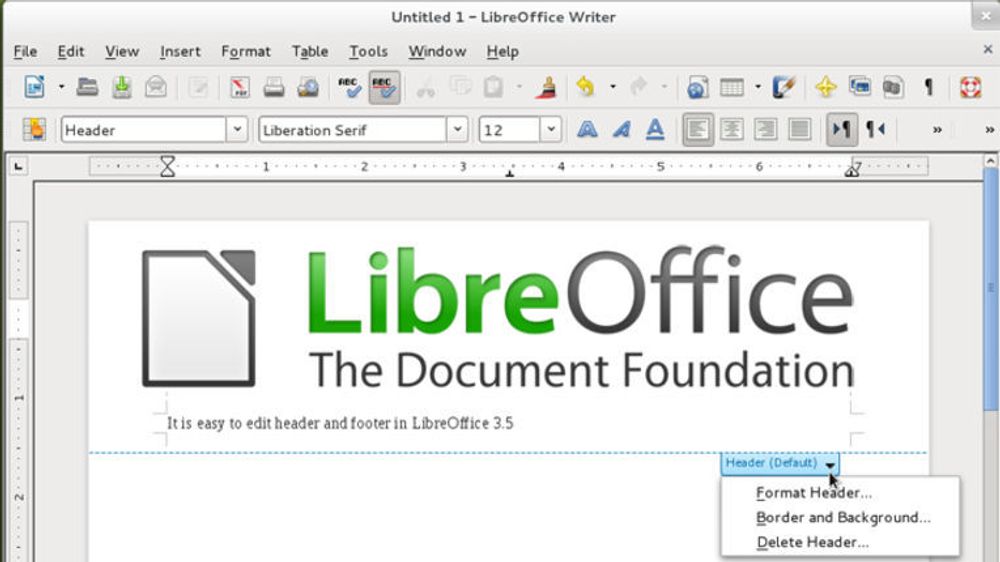 LibreOffice er nå klar i versjon 3.5. 