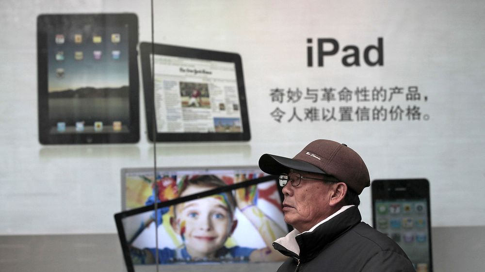 Apple risikerer nå både salgsnekt og forbud mot eksport av iPad i Kina, landet der store deler av produksjonen foregår.