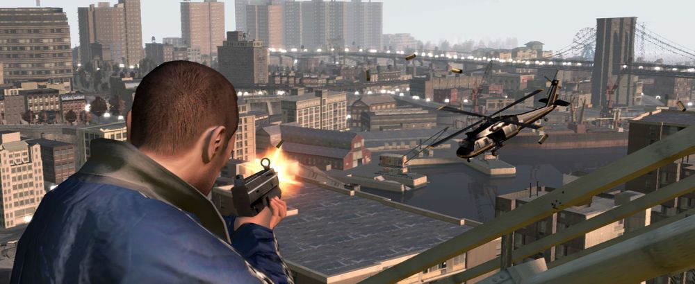 Oppsiktsvekkende mange voksne spiller dataspill. En rekke av spillene er derfor målrettet mot et voksent publikum, som blant annet GTA IV (bildet).