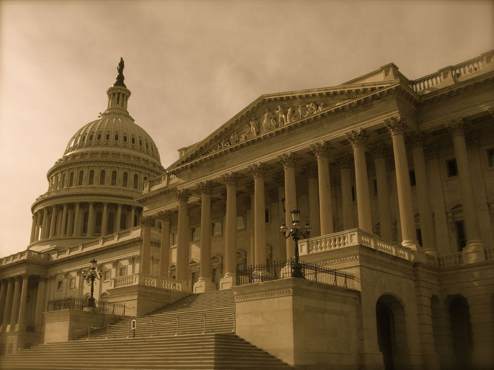 Capitol Place 1 i Washington DC, der senatet holder til. 