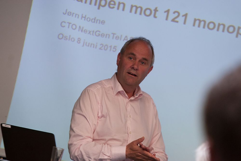  Jørn Hodne er teknologidirektør i NextGentel og opptatt av kampen mot «121 monopoler».