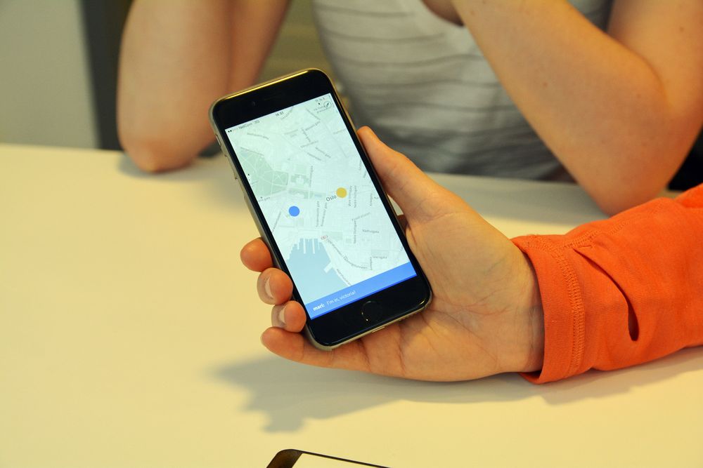 Appen bruker kartdata fra Mapbox, mens resten er i hovedsak egenutviklet.