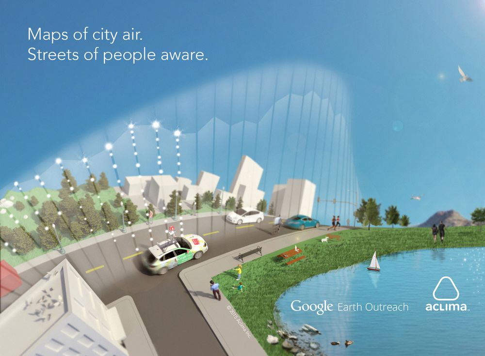 Til høsten begynner Google og Aclima å samle inn data om luftkvaliteten i San Francisco-området.