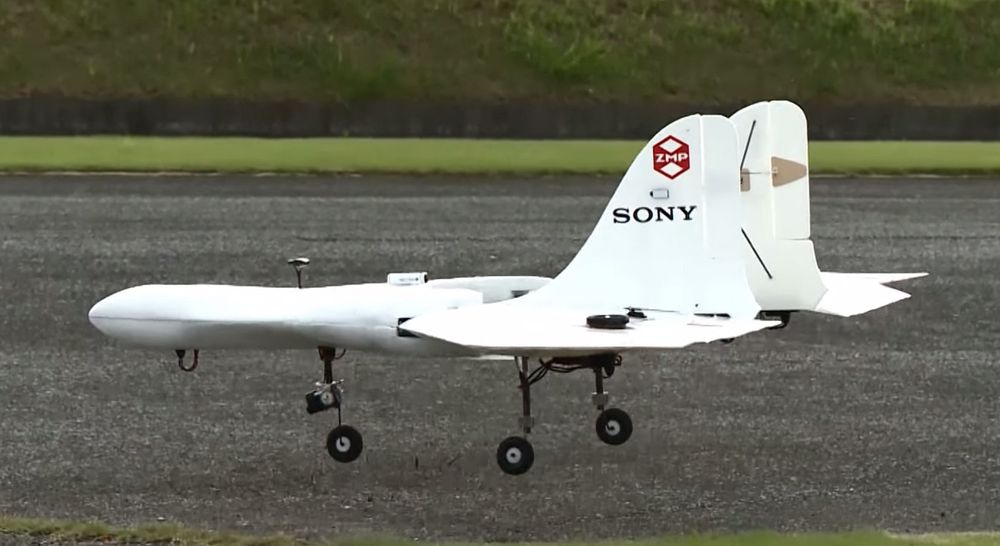 Slik ser den første Sony-dronen ut.