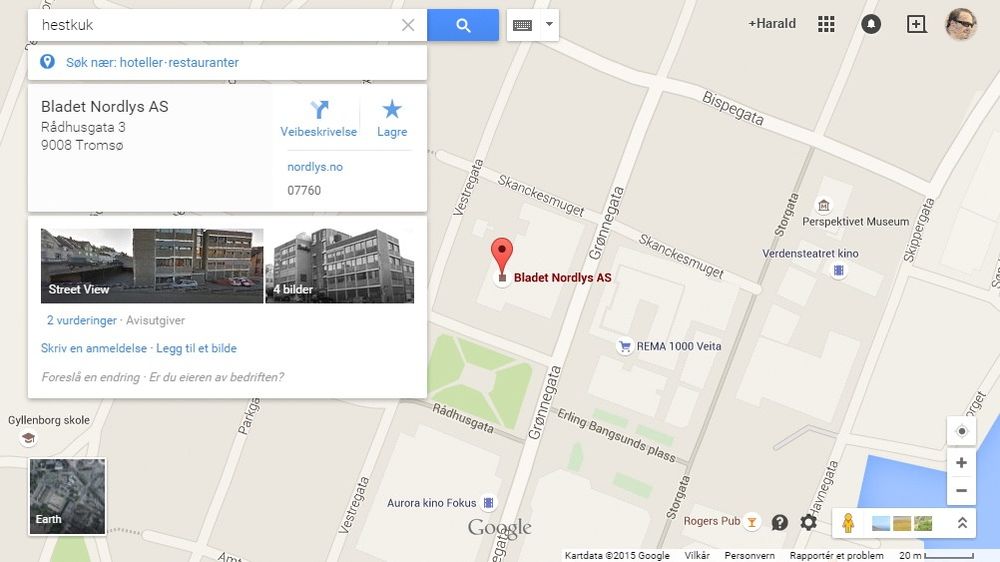 Innhold fra andre steder på weben fører til uønskede søkeresultater i Google Maps.