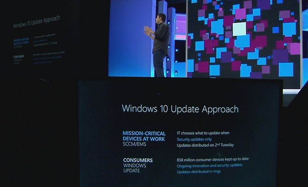 Windows-sjef Terry Myerson avduket Windows Update for Business i går.
