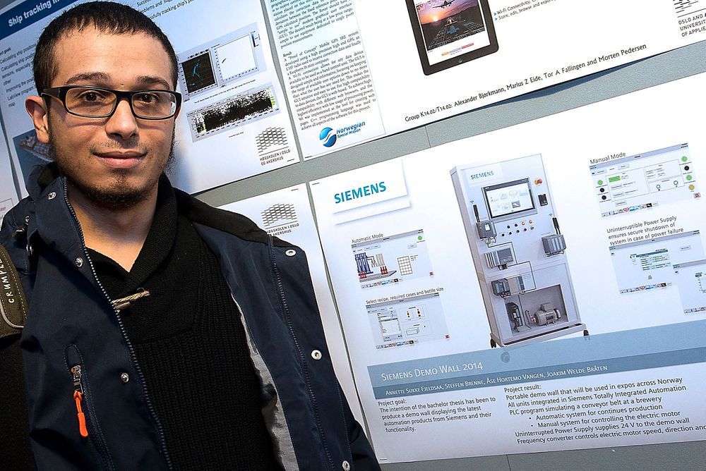 Baha Alnajar, ingeniørstudent ved HiOA