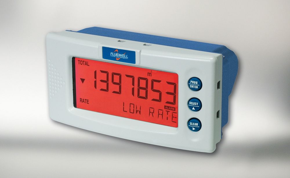 Prosessindikatorer i IP67 som kan skifte bakgrunnsbelysning, for eksempel til rødt ved alarm.