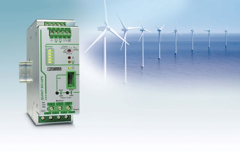 Stabil strømforsyning for vindmølleparker og industri ved tett integrasjon med smarte UPS-er.