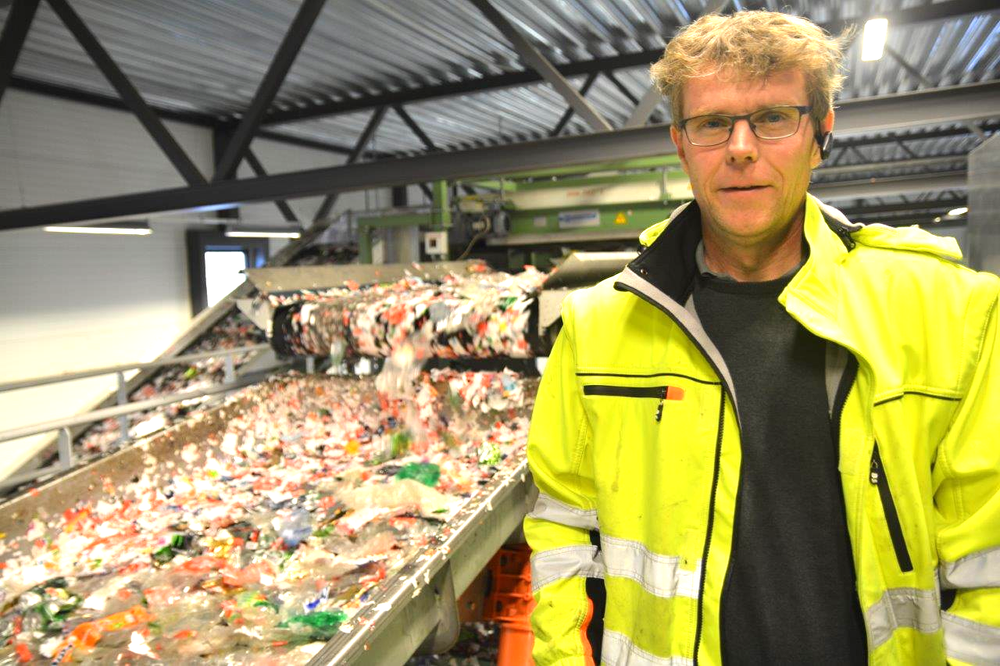 Driftsleder Ståle Maldum ved Norsk Resirk i Fet har vært en sentral person under oppbyggingen av sorteringsanlegget.