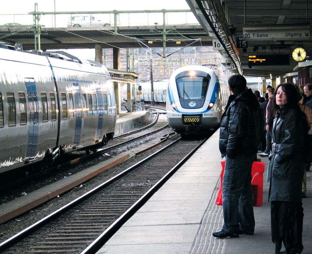 Goodtech leverer signalanlegg til svensk jernbane. Bildet er et illustrasjons­foto fra Stockholm og er ikke fra den aktuelle utbyggingen.