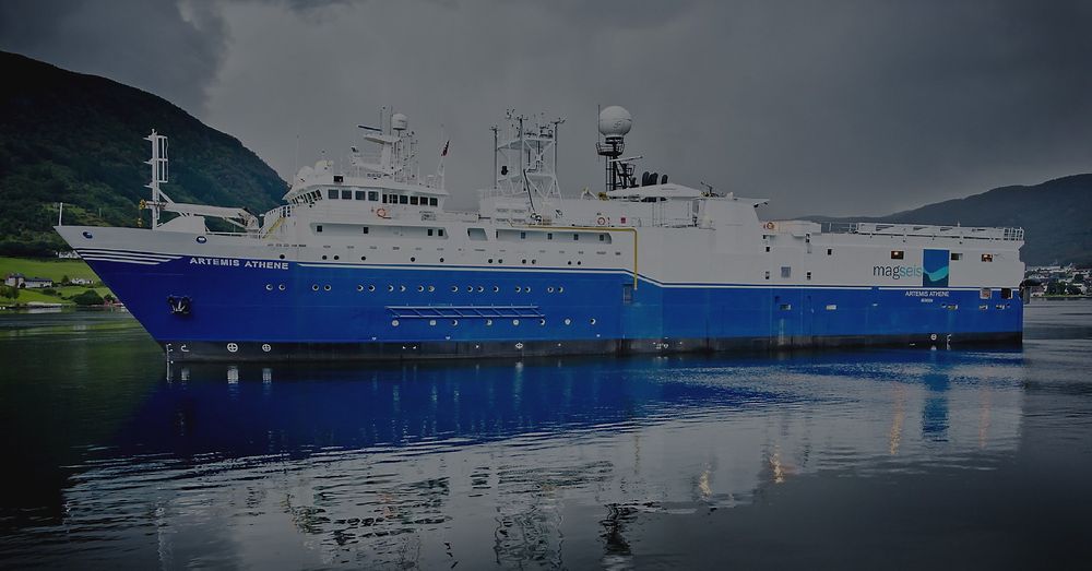 Artemis Athene, seismic survey vessel. Bygget i 1991, overhalt/renovert 2001 og 2013. Eies av Artemis shipping as, opereres av Marin Managment.