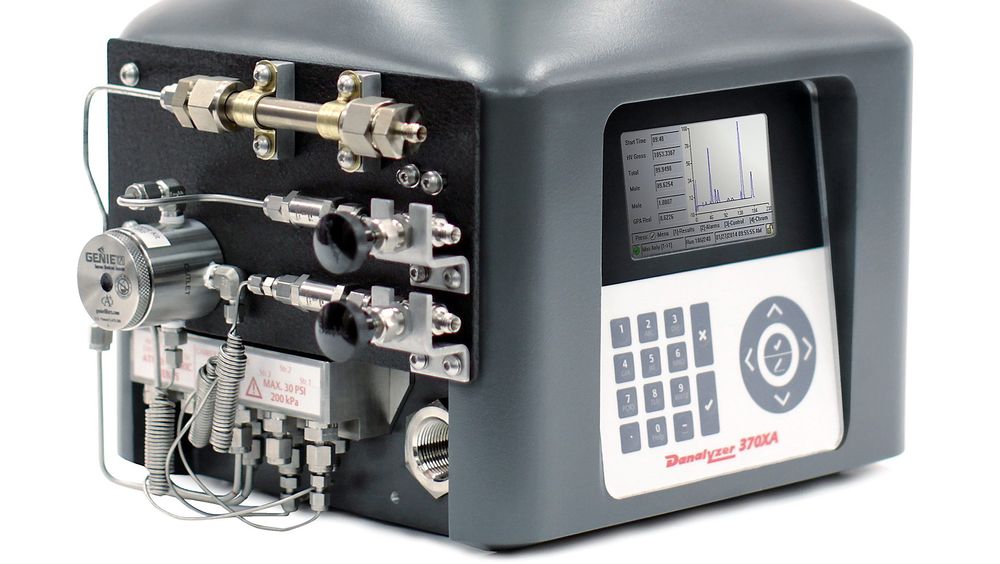 Danalyzer 370XA gasskromatograf fra Emerson Process Management