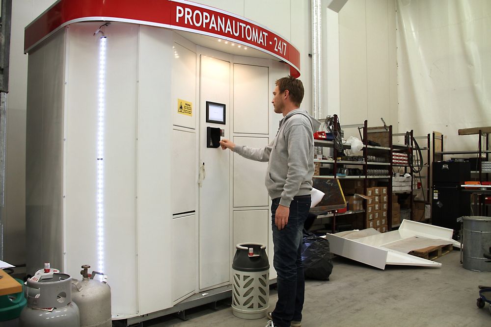 Harold Wieldraaijer, starter «kjøp» fra en ferdigprodusert automat.