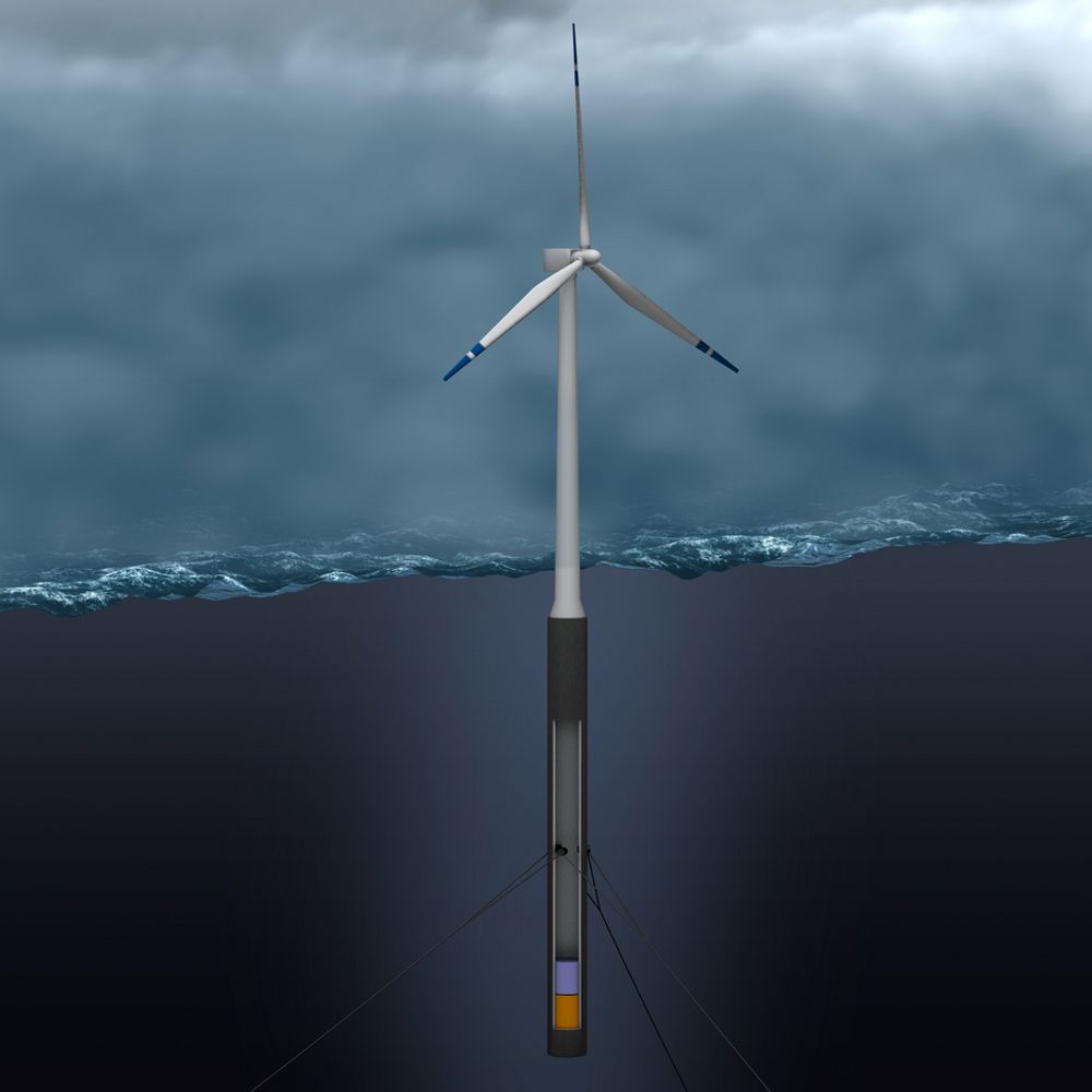 KOSTBAR OPPGRADERING: Strømkabelen til Hywind, trolig verdens første flytende havvindmølle, kan bli utgangspunktet for et nytt marint energisenter for ny teknologi. Men da må kabelen seksdobles i størrelse.
