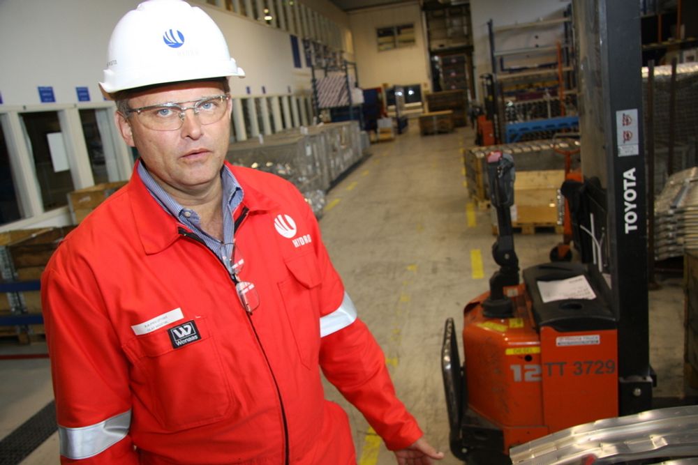 TUNGT: Olaf Wigstøl i Hydro Aluminium Structures har måtte permittere 125 ansatte de siste månedene.
