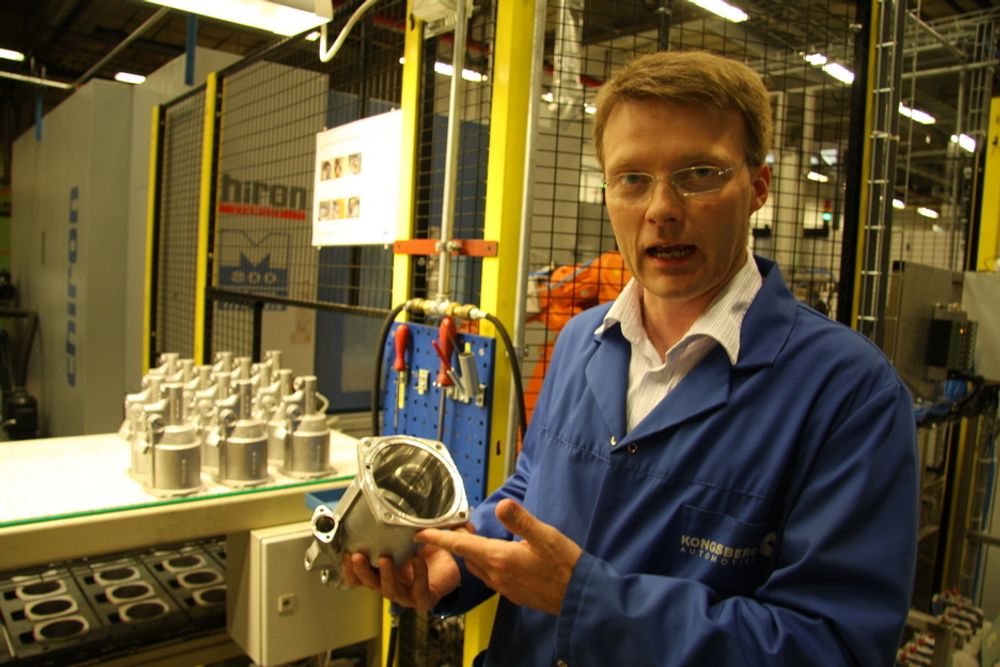 Svein Martin Lund, fabrikksjef i Kongsberg Automotive