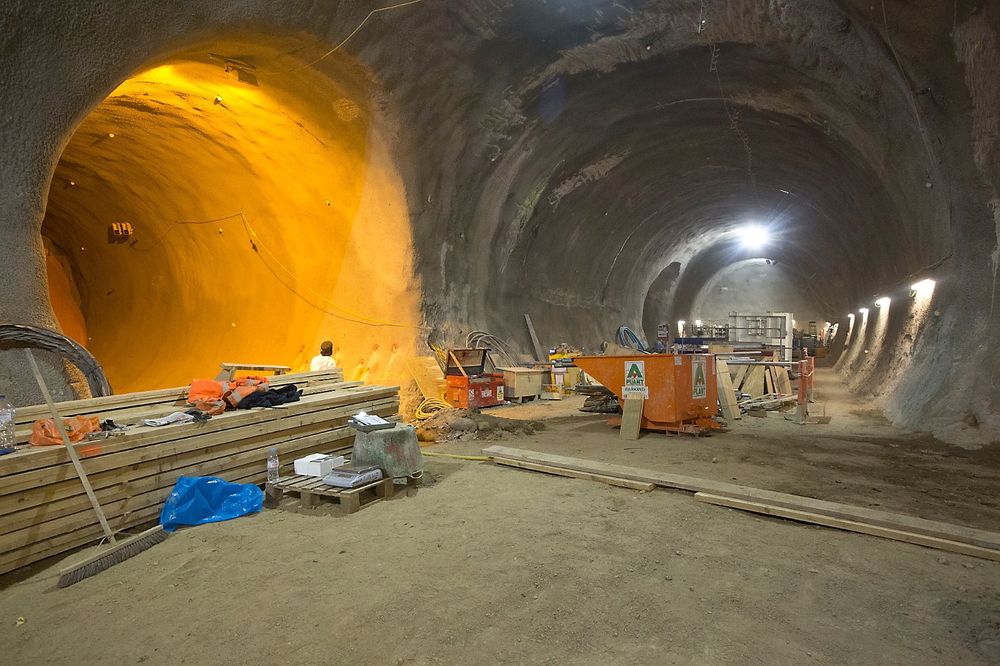 Tunnelene er snart ferdig utgravd, og skal stå ferdige i 2018.  