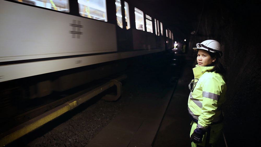 Prosjektleder: Camilla Strøm-Hagberg er Telenors sjef for T-baneprosjektet. Det er de som bygger ut på vegne av de og Netcom. Foto: Eirik Helland Urke