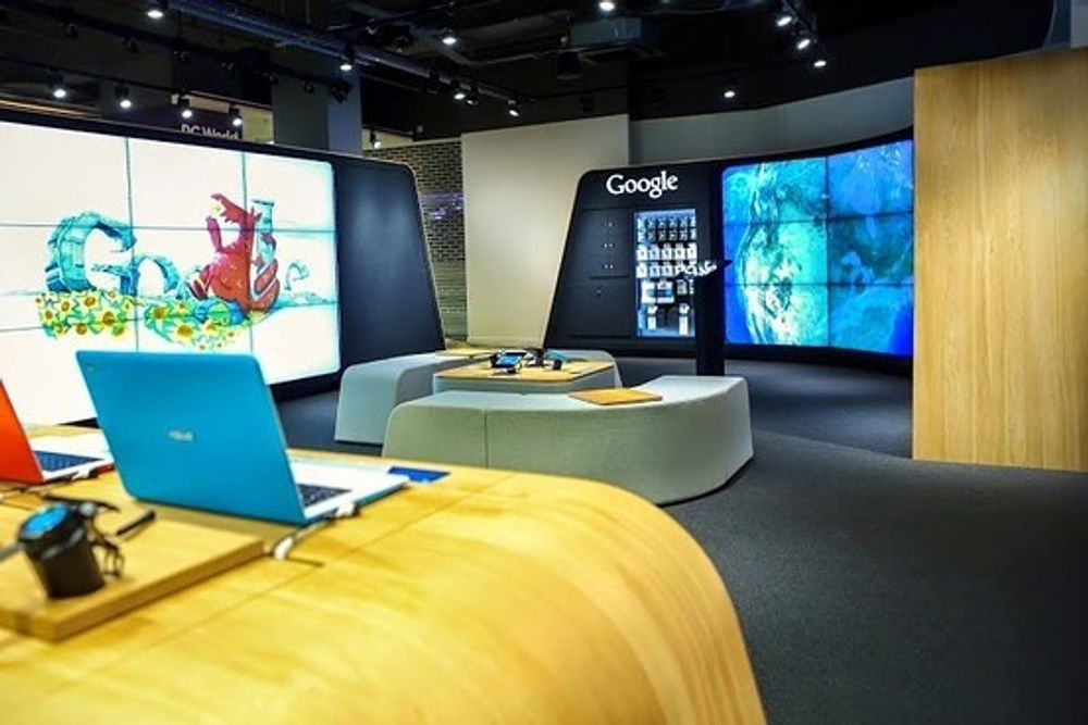 Google har åpnet sin egen butikk i London. Det er den første i sitt slag. Foto: Google.