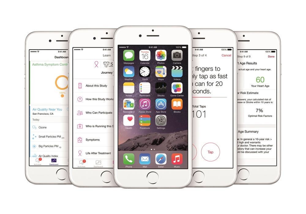 Apple lanserte mandag ResearchKit, et verktøy for å utvikle applikasjoner til medisinsk forskning til Iphone. 