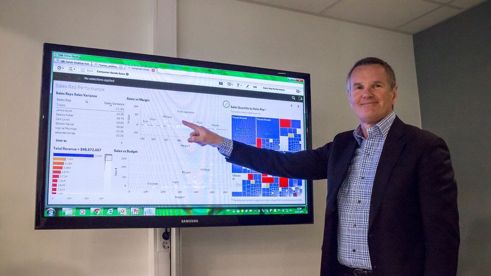 Toppsjef: Lars Björk leder Qlik som han mener er den største IT-suksessen i Sverige.  