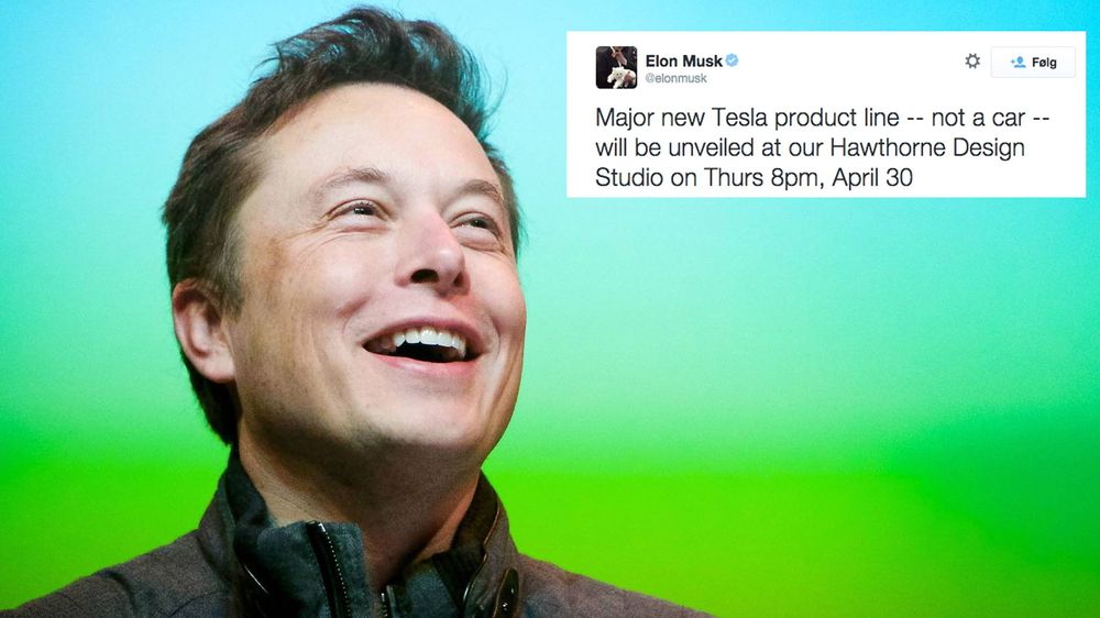 Luring: Elon Musk på Twitter. Foto: Eirik Helland Urke