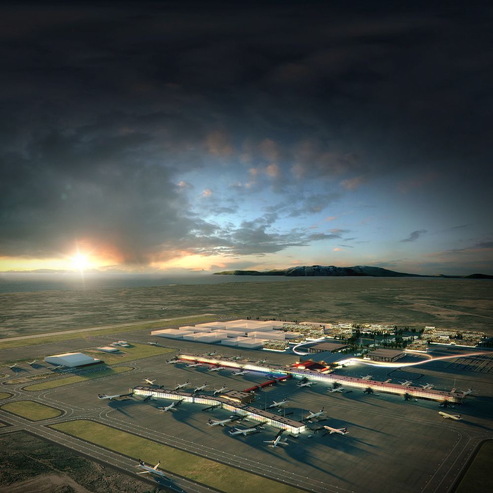   Slik ser Nordic for seg at Keflavik lufthavn vil se ut etter utvidelsen.