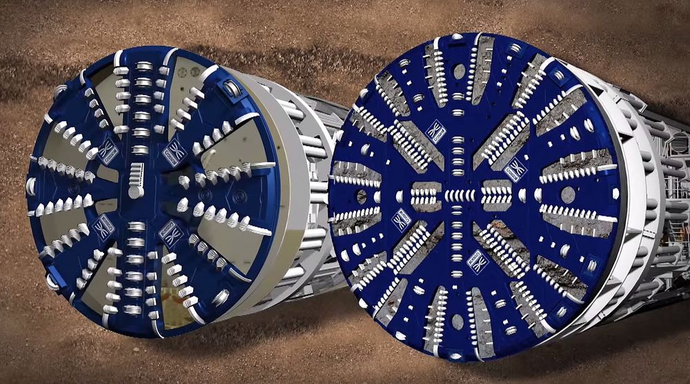 Det brukes to ulike typer tunnelboremaskiner når 42 kilometer nye tunneler bores under London.