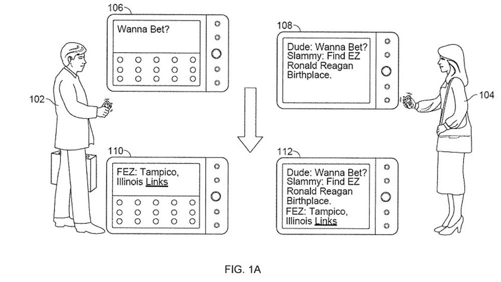 Veddemål kan avgjøres raskt om Google tar i bruk sitt nye patent. Illustrasjon fra patentet. 