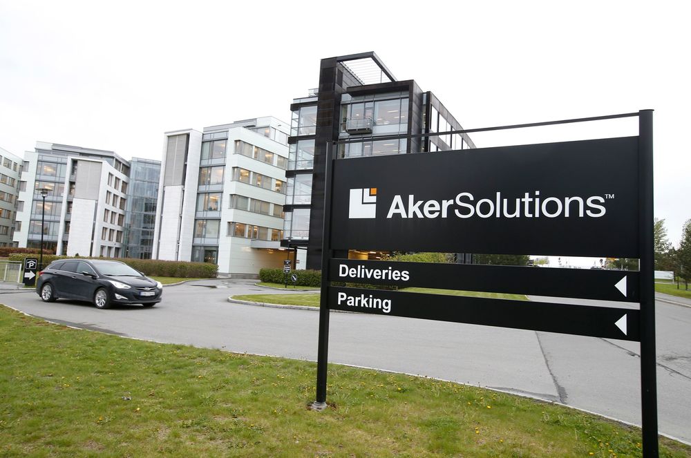 Pågrepet: Politiets sikkerhetstjeneste gikk til aksjon mot Aker Solutions sitt kontor på Fornebu mandag. 