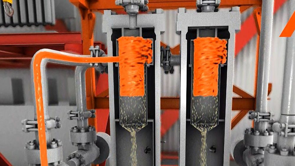 Fourphase sin DualFlow renser oljen for sand og sedimenter kontinuerlig. Slik unngår oljeselskapene at brønner tettes igjen, og sparer millioner på å slippe nedetid i brønnen og dyre operasjoner for å åpne den.  