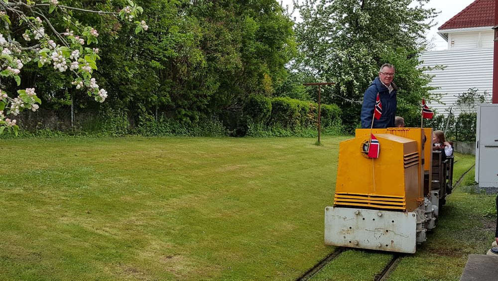 Populært: Den er bare 30 meter lang, toglinjen, men har en lojal tilhengerskare.  