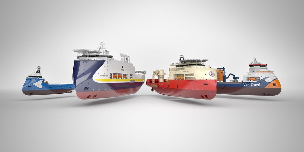 Fire slag: På 10 år har Ulstein Design & Solutions levert tegninger på flere ulike typer fartøy med X-Bow. 29 av de 100 er bygget ved Ulstein Verft på Sunnmøre. 