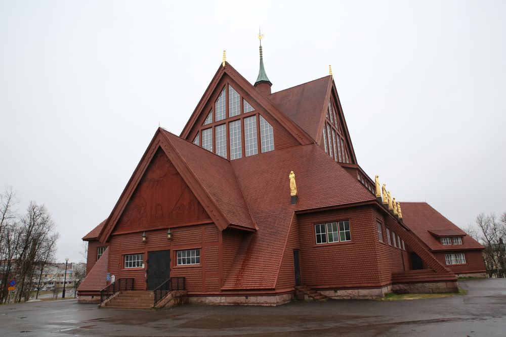 Bevares: Kiruna kirke er ett av drøyt 20 verneverdige bygg som skal flyttes med til den nye bykjernen. Kirken ble reist med midler fra LKAB og åpnet i 1912. I 2011 kåret det svenske folk kirken til landets vakreste offentlige bygg.