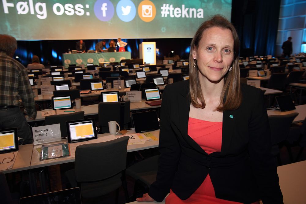 Gjenvalgt som Tekna-president: Lise Lyngsnes Randeberg.