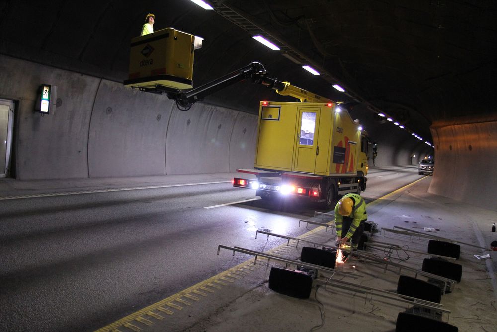 Natt til tirsdag skal Statens Vegvesen teste ut et nytt høyttaleranlegg i Nordbytunnelen. 