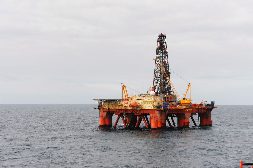 Funn: Ocean Vanguard fant olje og gass i Askja-prospektene til Statoil. Foto: Harald Pettersen