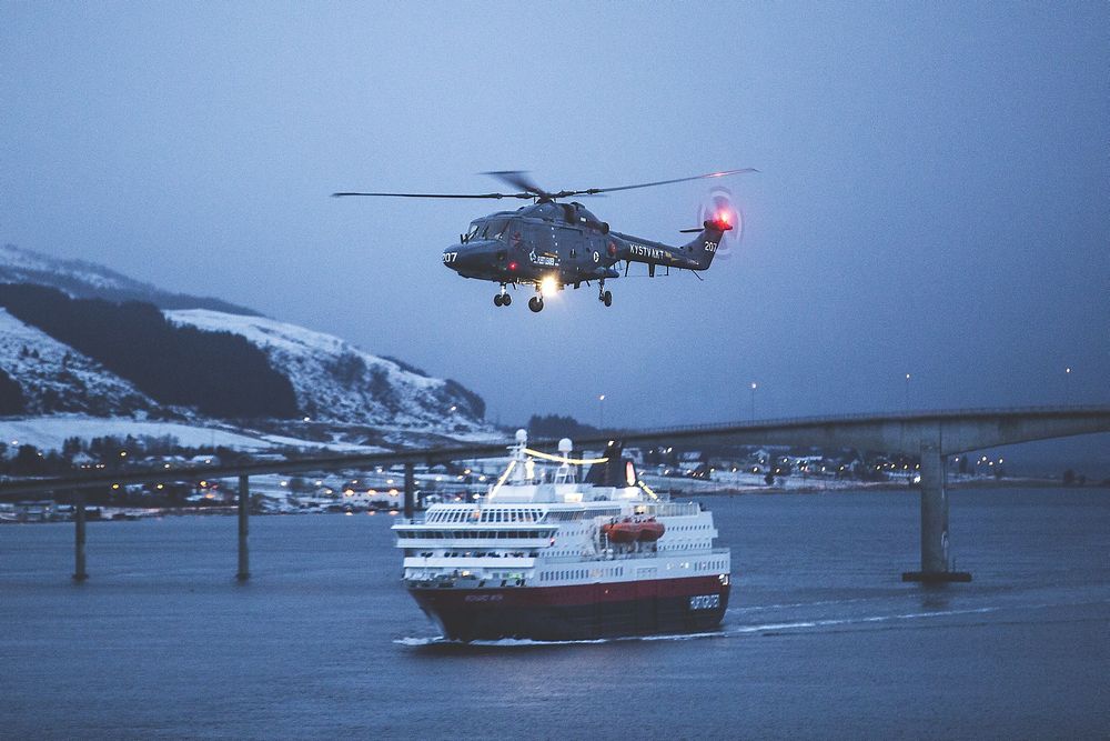 Dette Westland Lynx-helikopteret kommer til å passere 9 200 flytimer og skal til Flymuseet i Bodø over nyttår. 