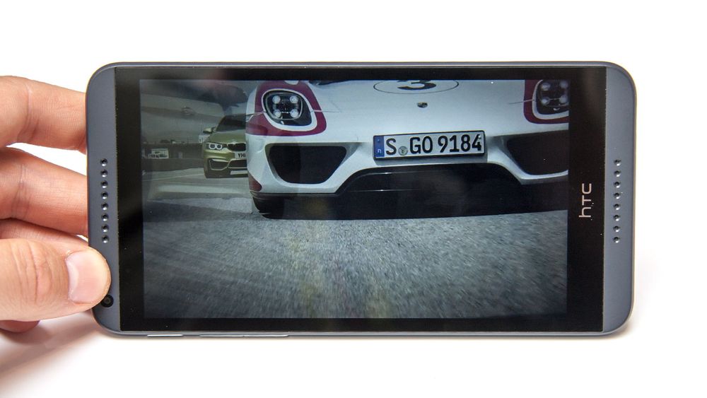 Fronthøyttalere og stor skjerm gjøre Desire 816 til en telefon det er fint å se video med. 