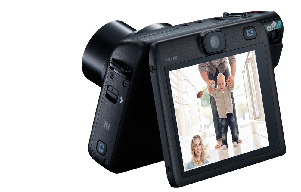 Førstepremie: Selfie-kameraet Canon PowerShot N100.