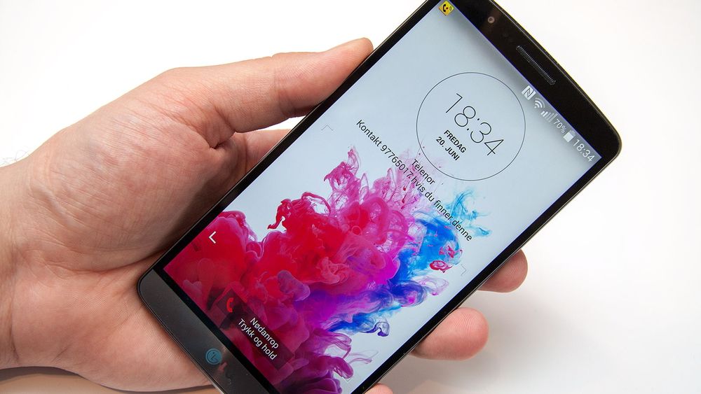 LG G3 blir trolig en av de første smarttelefonene med Android 5.0 Lollipop.