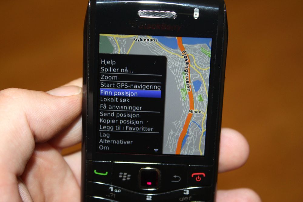 Blackberry Maps.