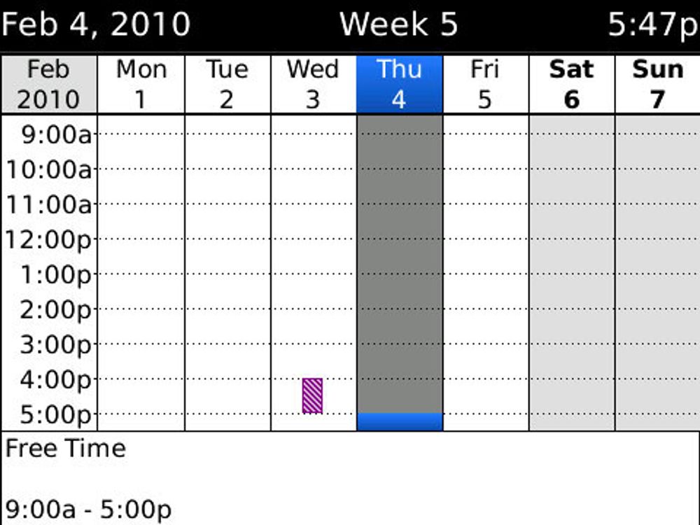Kalenderen er også brukervennlig.