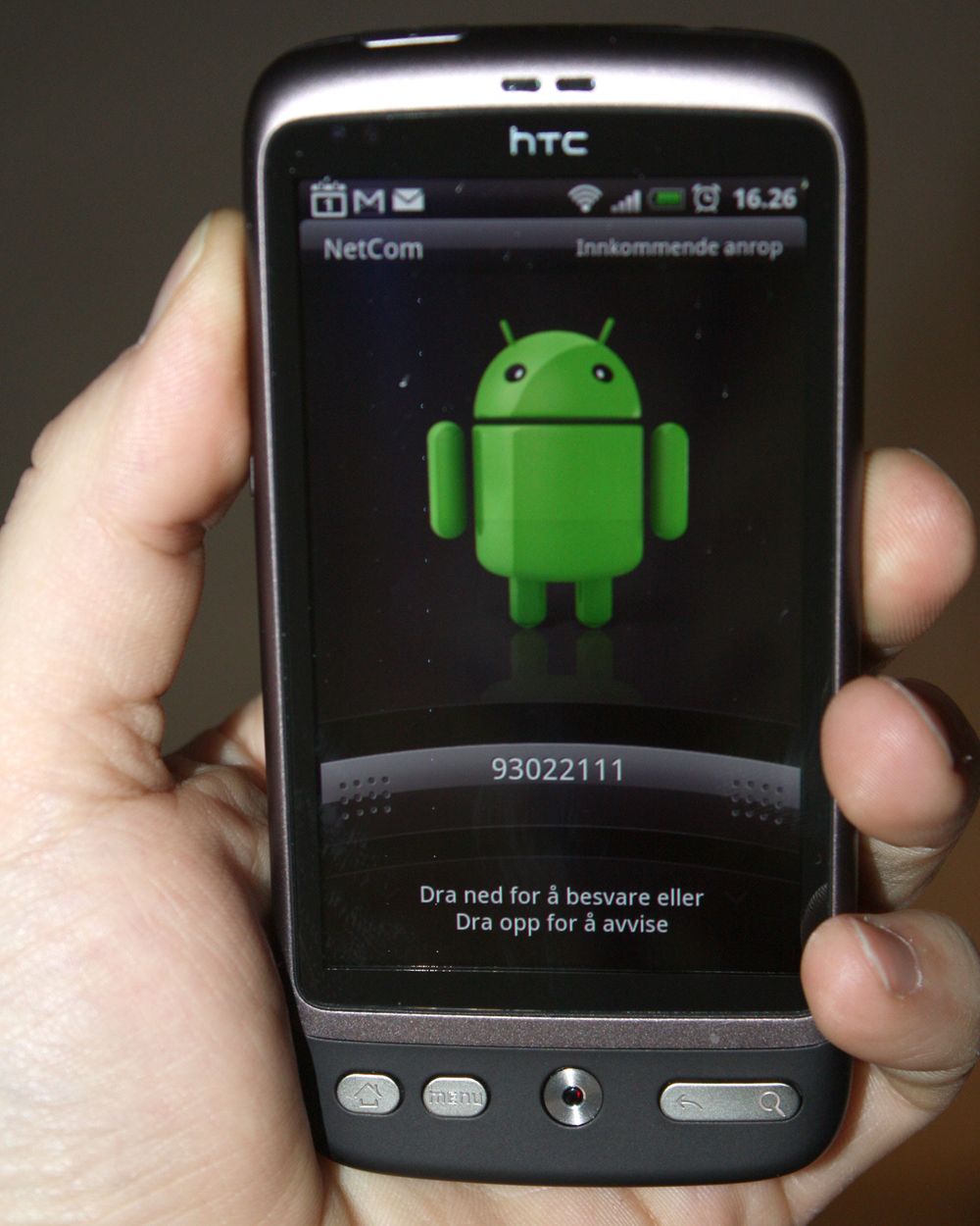 Android 2.1 får du på HTC-telefonene.
