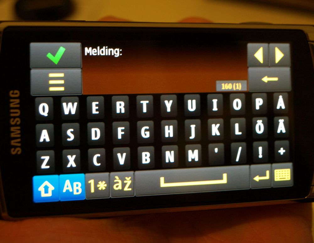 Samsung Omnia I8910 HD Tastatur