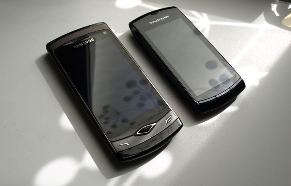 Samsung Wave og Sony Ericsson Vivaz