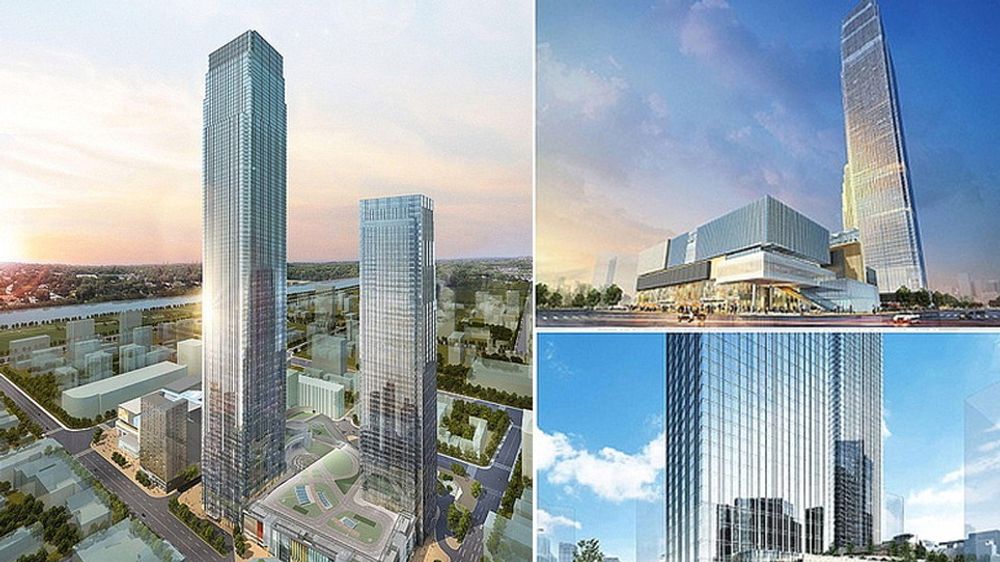  19: THE WHARF IFS TOWER 1, CHANGSHA, KINA: 452 meter høyt, 88 etasjer. Skal stå ferdig i 2016. Skal inneholde kontorer og butikker. 