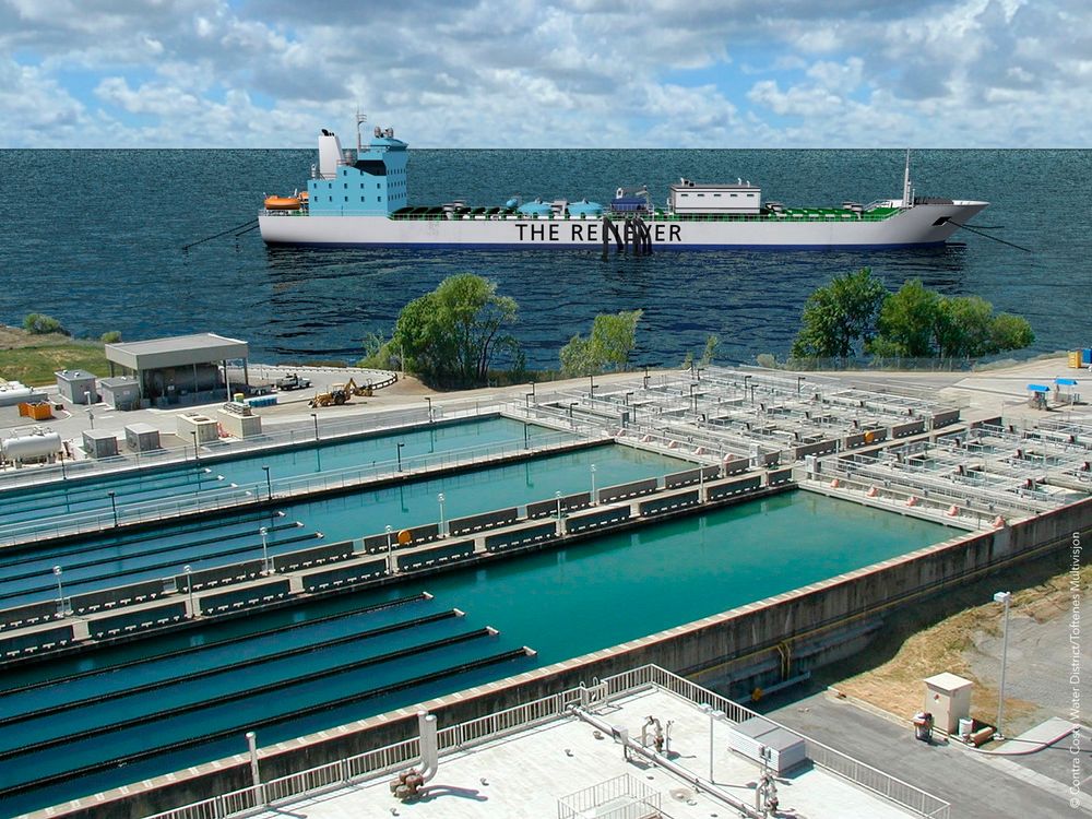 Lokalt renseanlegg på land får avlastning offshore mens det utvides eller oppgraderes. 